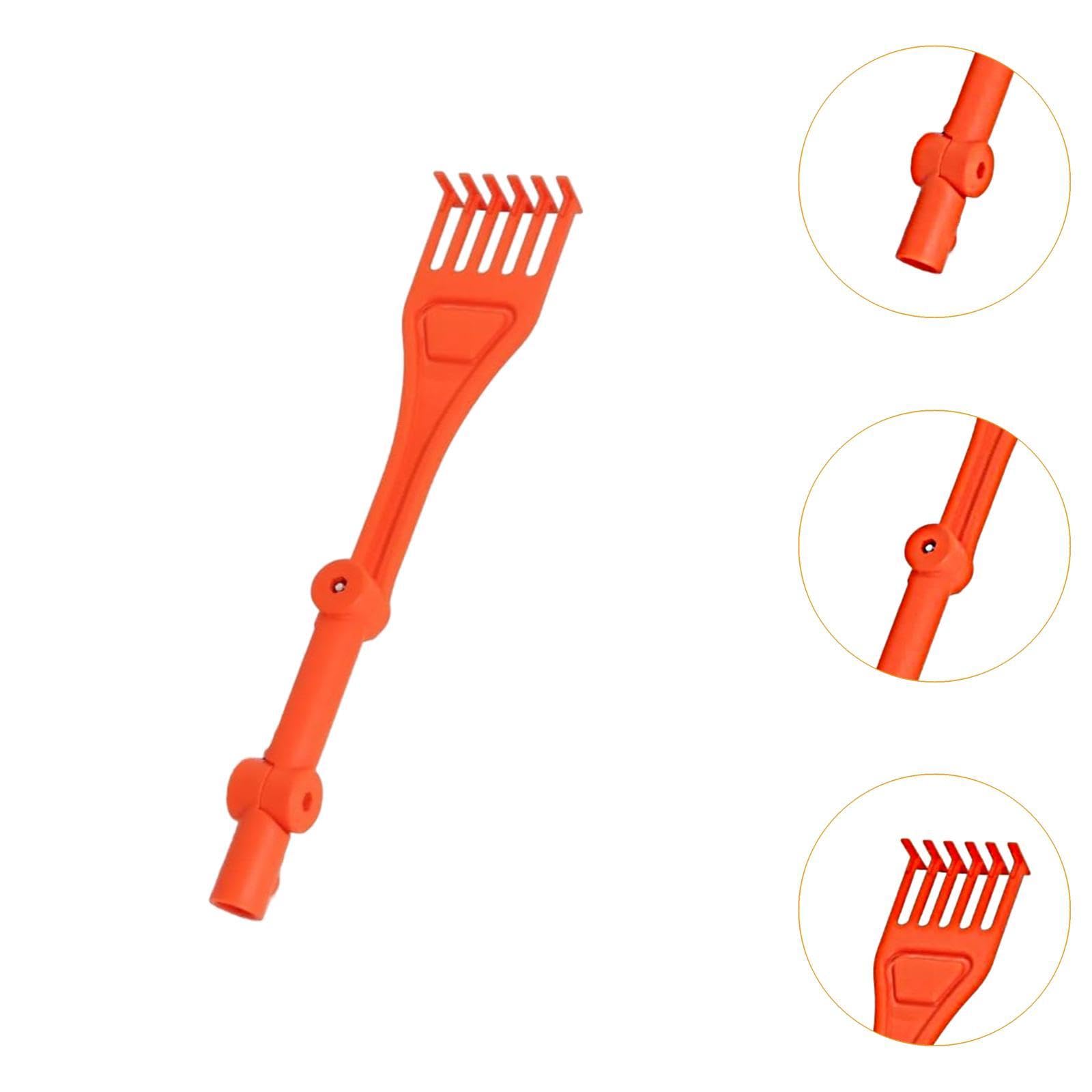 Mini Rake Garden Leaf Remover - Lightweight Roof & Gutter Cleaning Tool for Hard-to-Reach Areas | Perfect for Yard Maintenance, Roof Debris Removal & Outdoor Cleaning Tasks