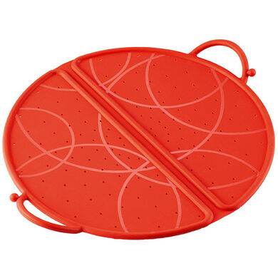 Stainless Steel Folding Splatter Guard for Cooking - Oil & Grease Shield for Frying Pans, Pots & Stovetops - Perfect for Sauteing, Frying & Deep Frying at Home