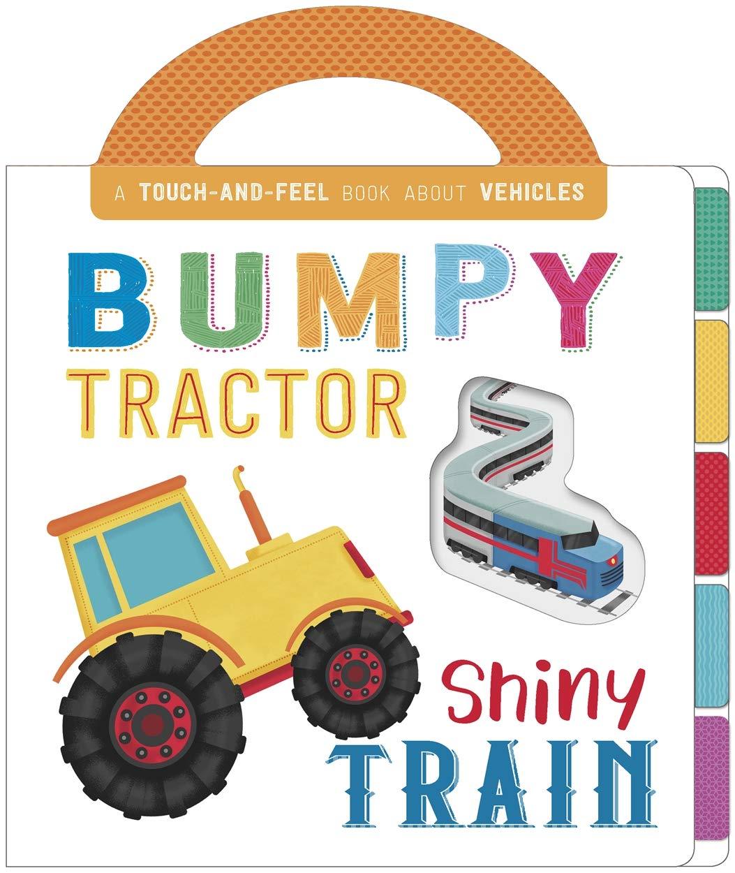 Interactive Touch and Feel Book About Vehicles - Bumpy Tractor & Shiny Train | Sensory Learning for Toddlers & Preschoolers | Perfect for Early Childhood Education & Bedtime Stories