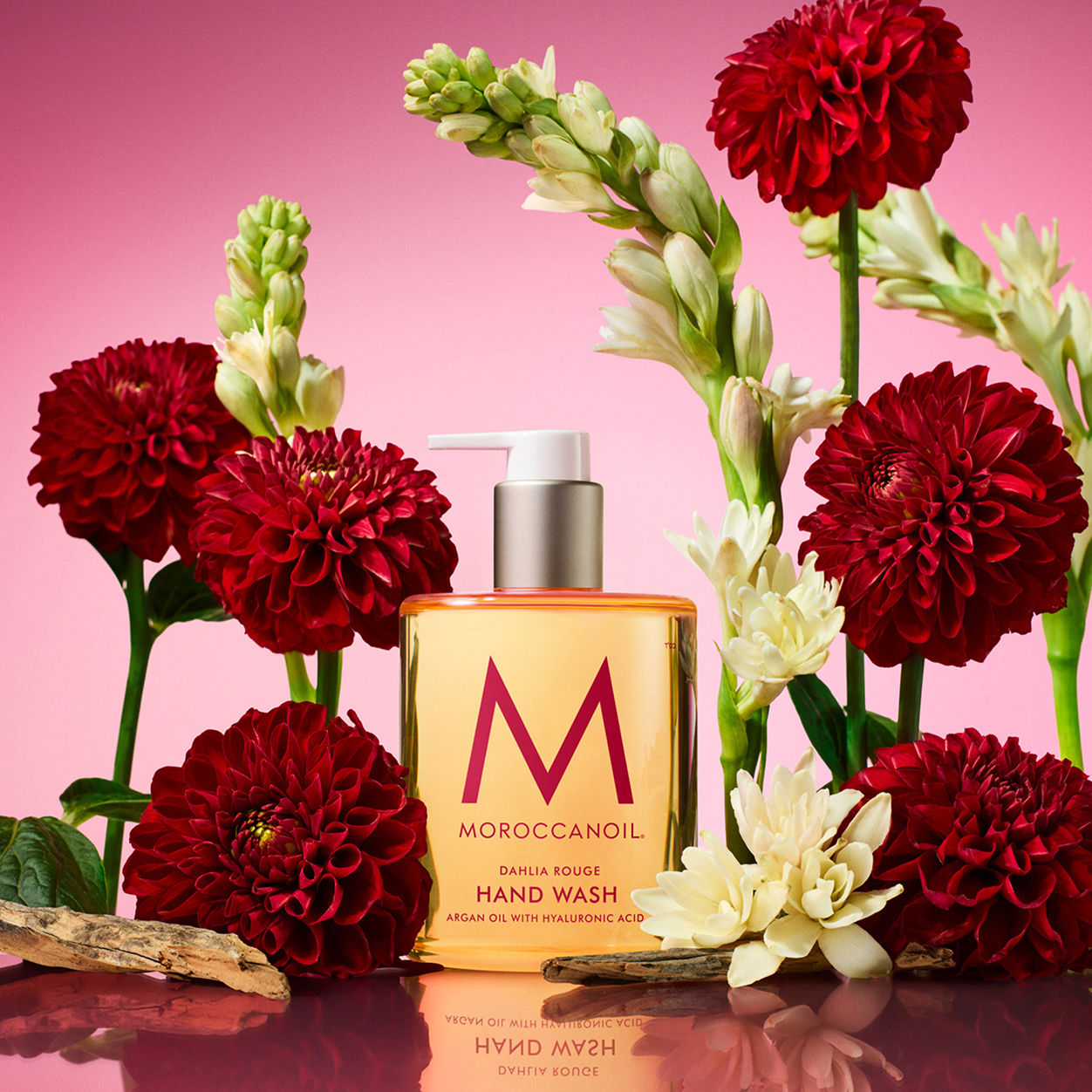 Dahlia Rouge Luxury Hand Wash - Moisturizing & Antibacterial - Perfect for Bathroom, Kitchen & Office Use
