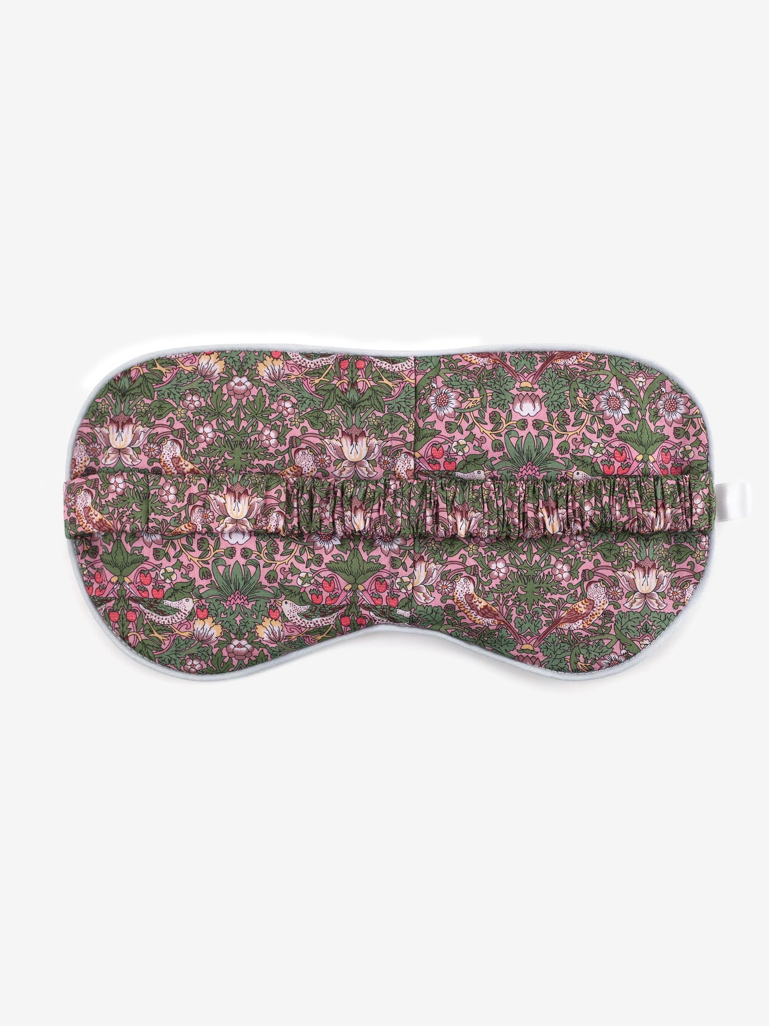 Spritz Wellness Liberty Print Aromatherapy Eye Mask - Strawberry Thief Pink | Relaxing Sleep Mask for Stress Relief & Travel | Perfect for Meditation, Yoga & Airplane Use