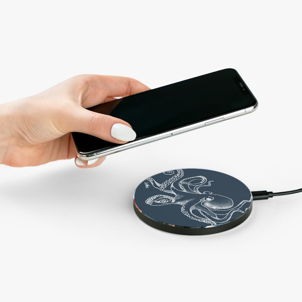 He'e Fast Wireless Charger - Qi-Certified 15W Charging Pad for iPhone, Samsung, AirPods - Perfect for Home, Office, and Travel