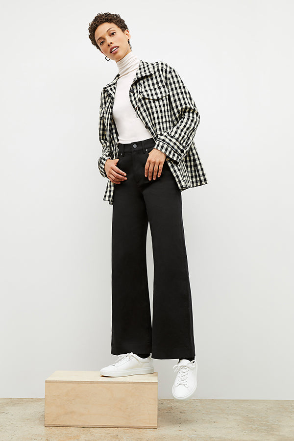 Milo Wide Leg Eco-Friendly Jeans - Better Than Denim in Black | Sustainable Fashion for Women, Casual Wear & Everyday Comfort