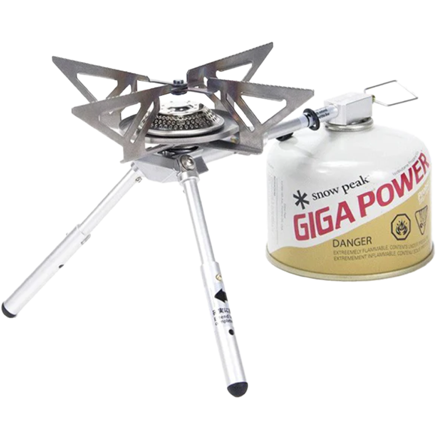 Portable Bipod Stove for Camping, Hiking & Backpacking - Lightweight Outdoor Cooking Stove for Picnics, BBQ & Emergency Preparedness