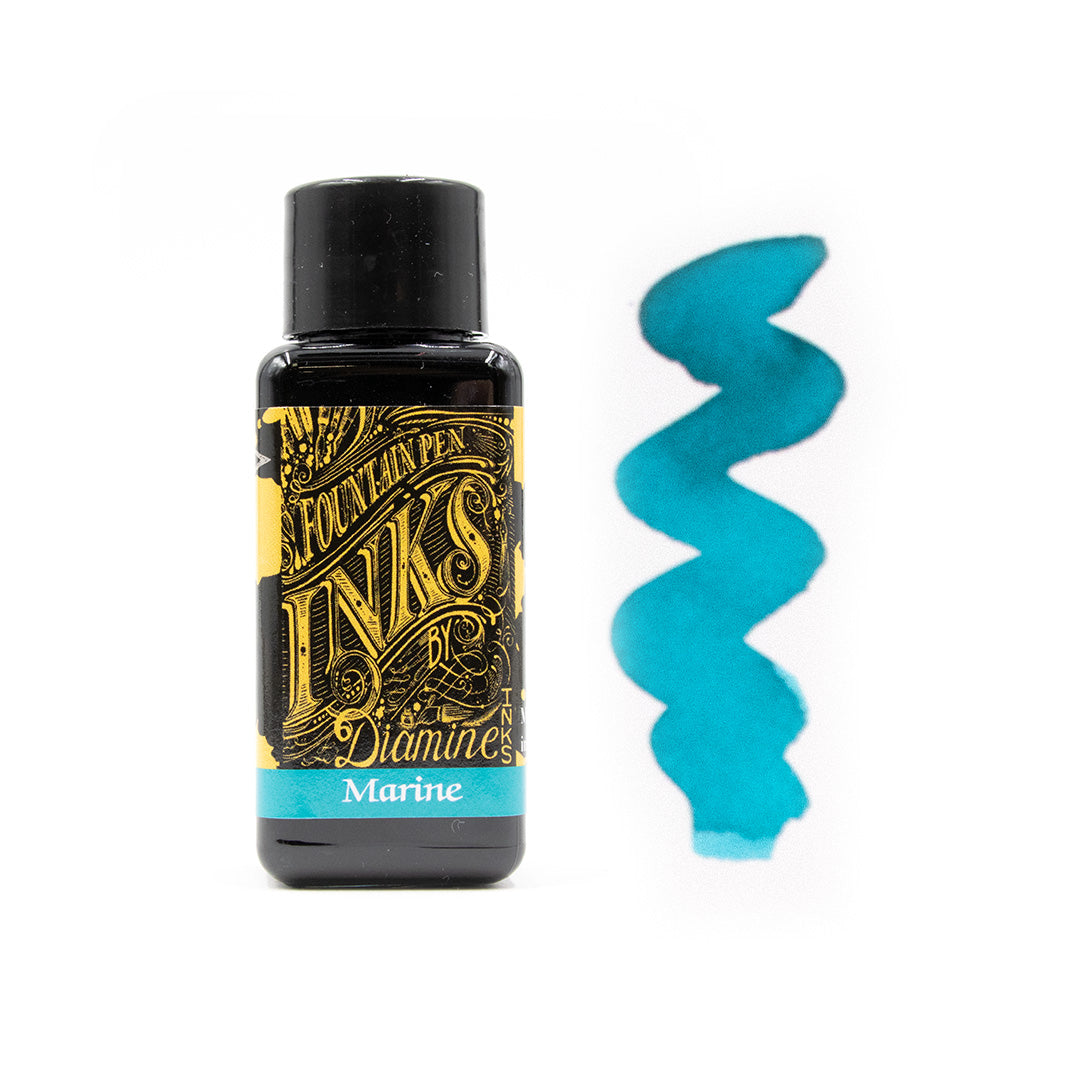 Premium Diamine Fountain Pen Ink 30ml Bottle - Vibrant Colors for Calligraphy, Journaling & Artistic Writing - Perfect for Fountain Pens, Dip Pens & Ink Drawing