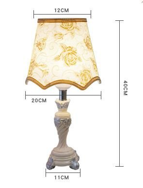 Golden Rose Lamp Shade - Nordic Minimalist Table Lamp with Button Switch & Fabric Shade (Bulbs Not Included) - Perfect for Bedroom, Living Room & Office Lighting Decor