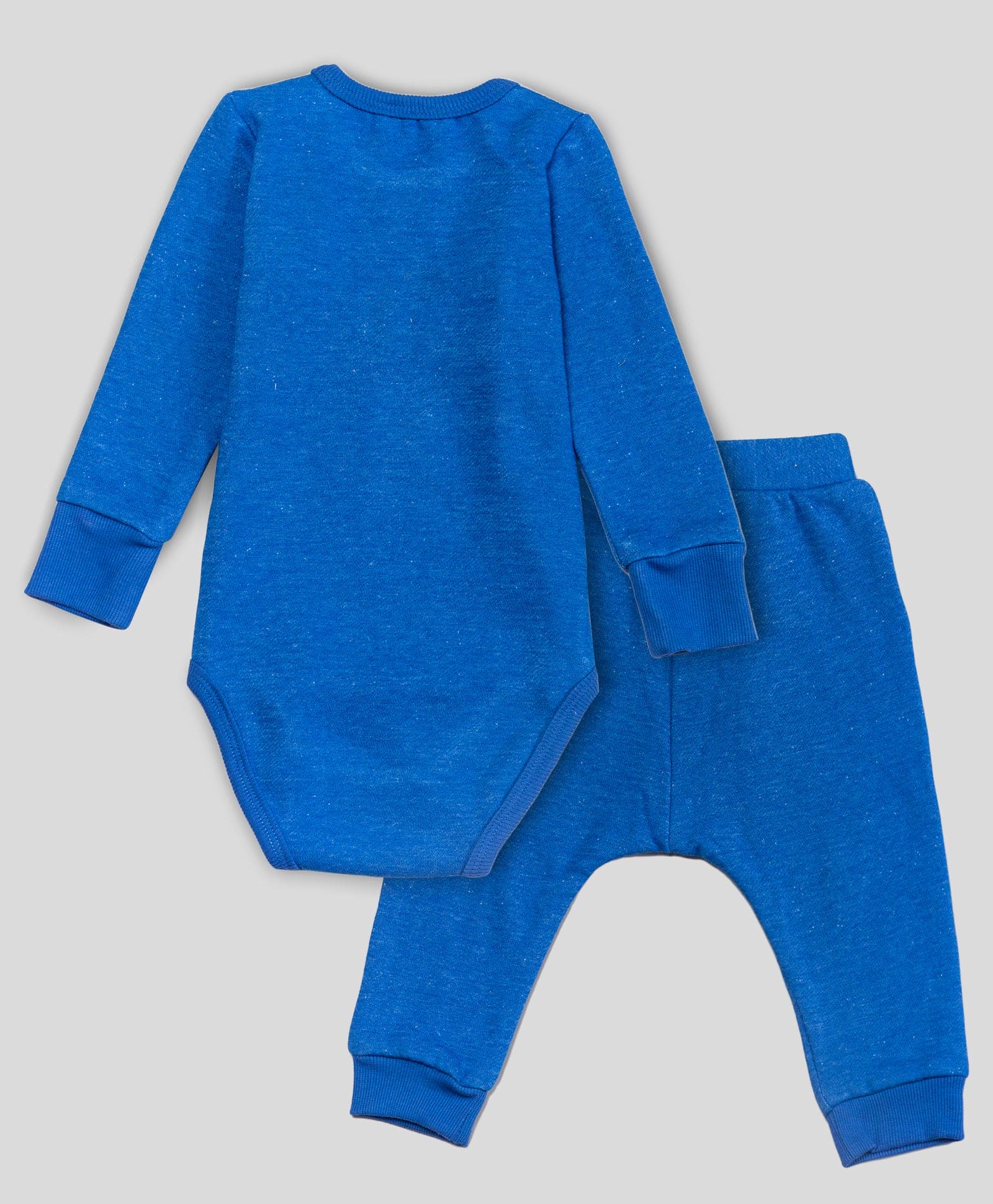 Pre-Order Royal Blue Full Sleeve Solid Onesie & Joggers Set - Matching Loungewear for Women, Cozy Winter Outfit, Cute Sleepwear & Casual Home Wear
