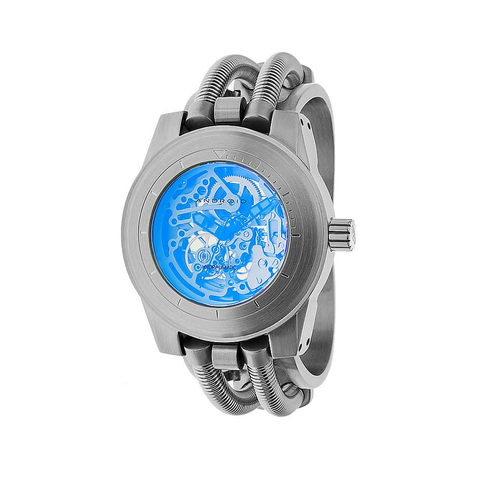 ANDROID Hydraumatic G7 Skeleton Automatic Watch AD520BS - Stylish Men's Skeleton Mechanical Watch for Business, Casual & Formal Occasions