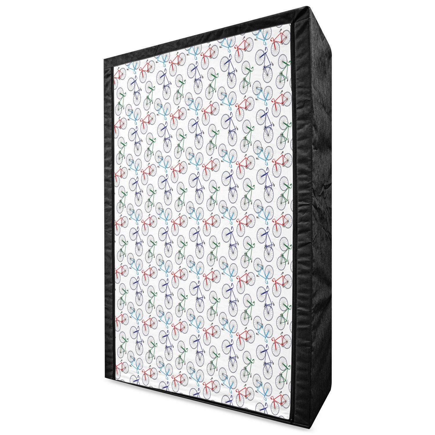 Ambesonne Portable Fabric Wardrobe with Shelves - 42.5