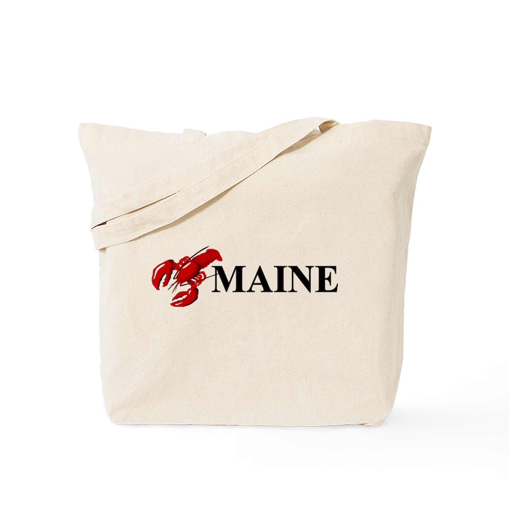 Premium Natural Canvas Tote Bag - Reusable Maine Lobster Shopping Bag | Eco-Friendly Grocery & Beach Tote for Women & Men