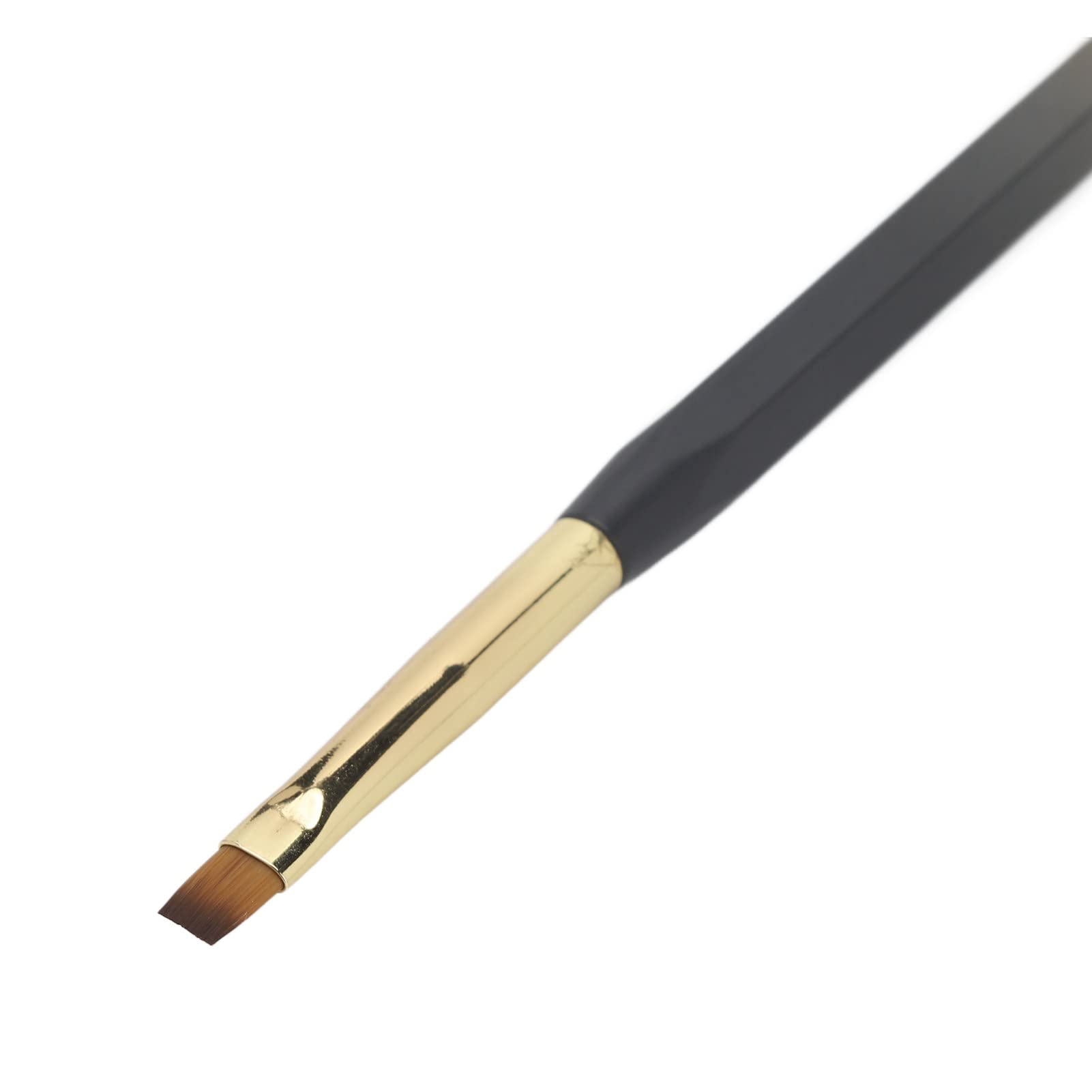 Professional Nail Art Brush Pen - Rust-Free ABS Nylon Bristles with Moderate Elasticity for Precise Manicure - Includes Protective Case - Perfect for Home Salon & DIY Nail Designs