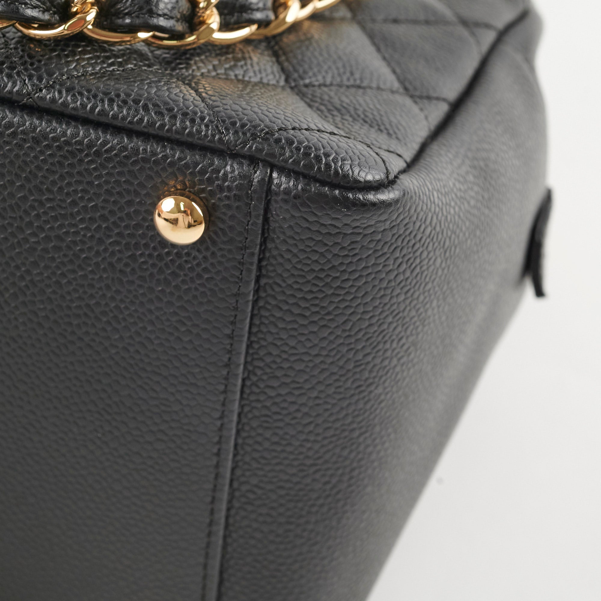 Chanel Black PST Petite Timeless Tote Bag - Luxury Leather Handbag for Women, Perfect for Work, Travel & Everyday Use