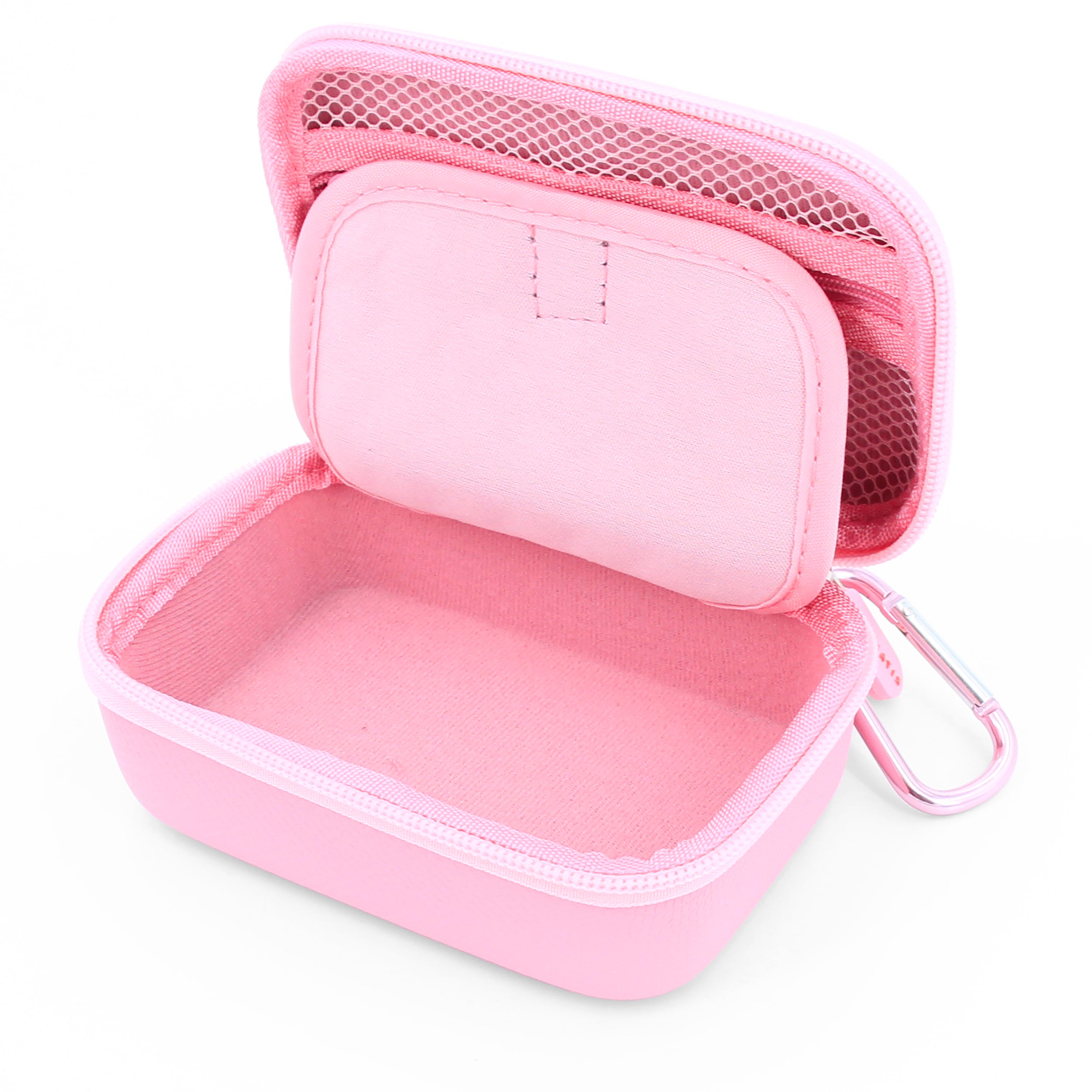 CASEMATIX Hard Shell Travel Case for Zoleo Satellite Communicator - Durable Protective Cover with Wrist Strap for Satellite Messenger (Pink) - Perfect for Outdoor Adventures, Hiking, Camping & Emergency Communication