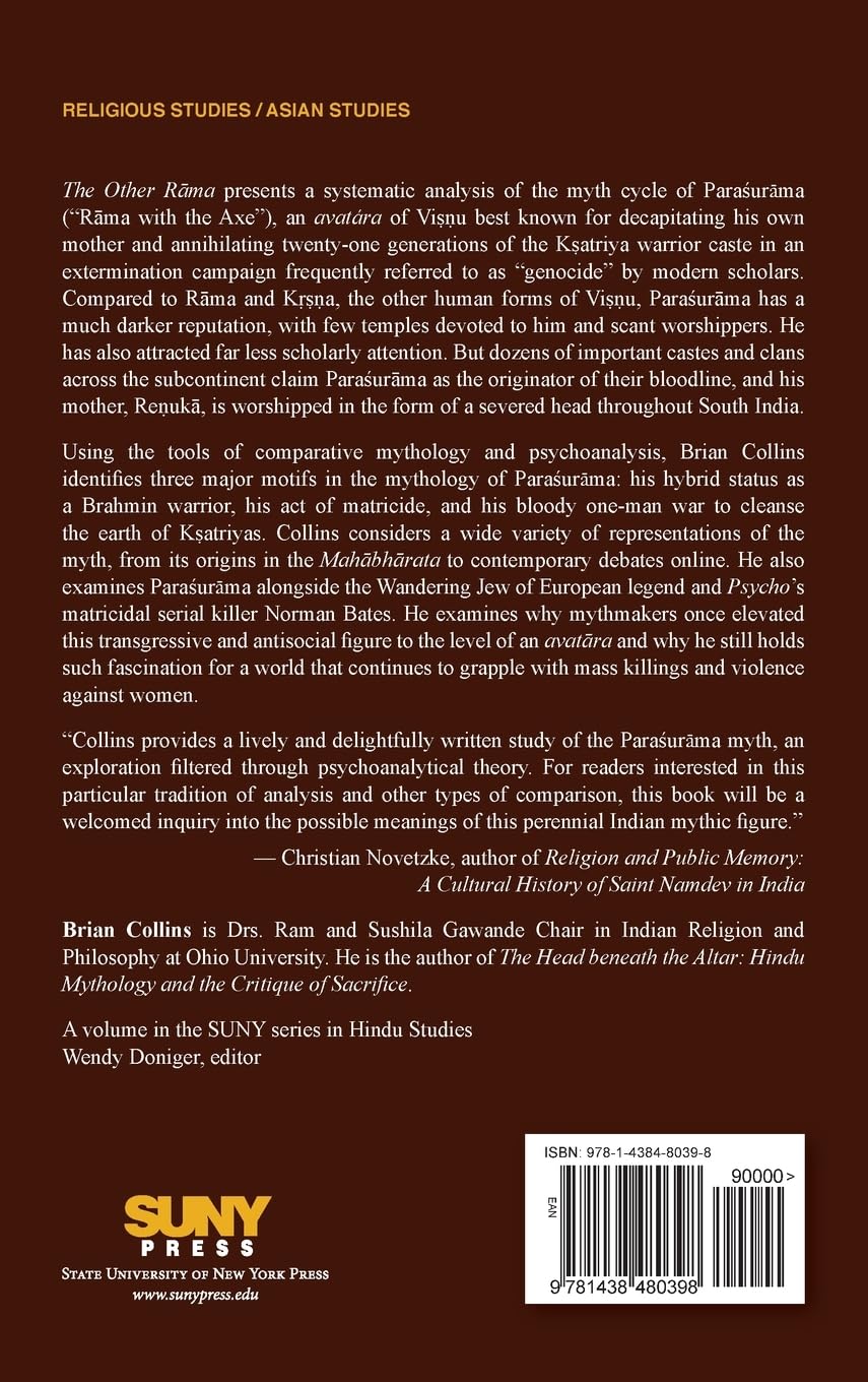 The Other Rāma: Matricide and Genocide in Hindu Mythology - Paraśurāma Study for Scholars & Hinduism Researchers | Academic Research & Cultural Studies