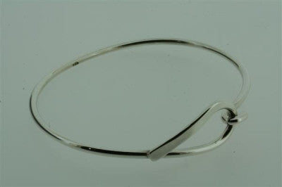 Loop Closer Bangle - Adjustable Silver Bangle Bracelet for Women | Perfect for Stacking, Layering & Everyday Wear