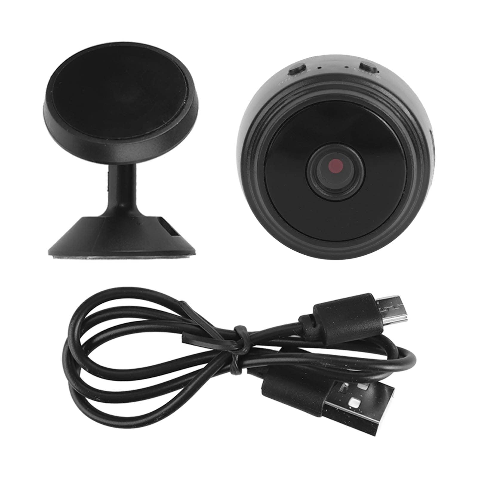 Mini Security Camera 720P HD - Indoor/Outdoor WiFi Surveillance Camera with 120° Wide Angle, Night Vision & Motion Detection - Ideal for Home, Baby Monitor & Elderly Care