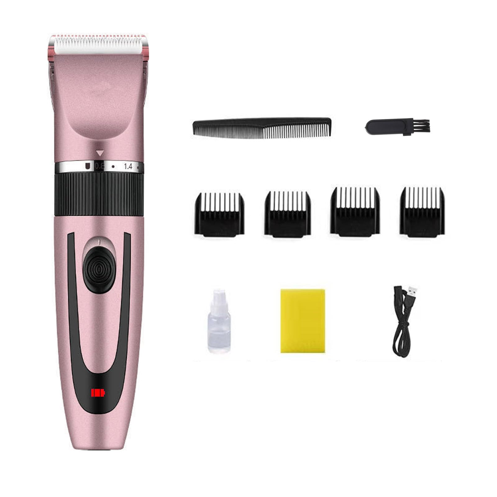 Professional Cordless Rechargeable Hair Clippers for Men & Women - Electric Hair Trimmer with Master Engraving Technology - Salon-Grade Hair Cutting & Styling Tool for Home Barbering & Grooming (Perfect for DIY Haircuts, Beard Trimming & Pet Grooming)