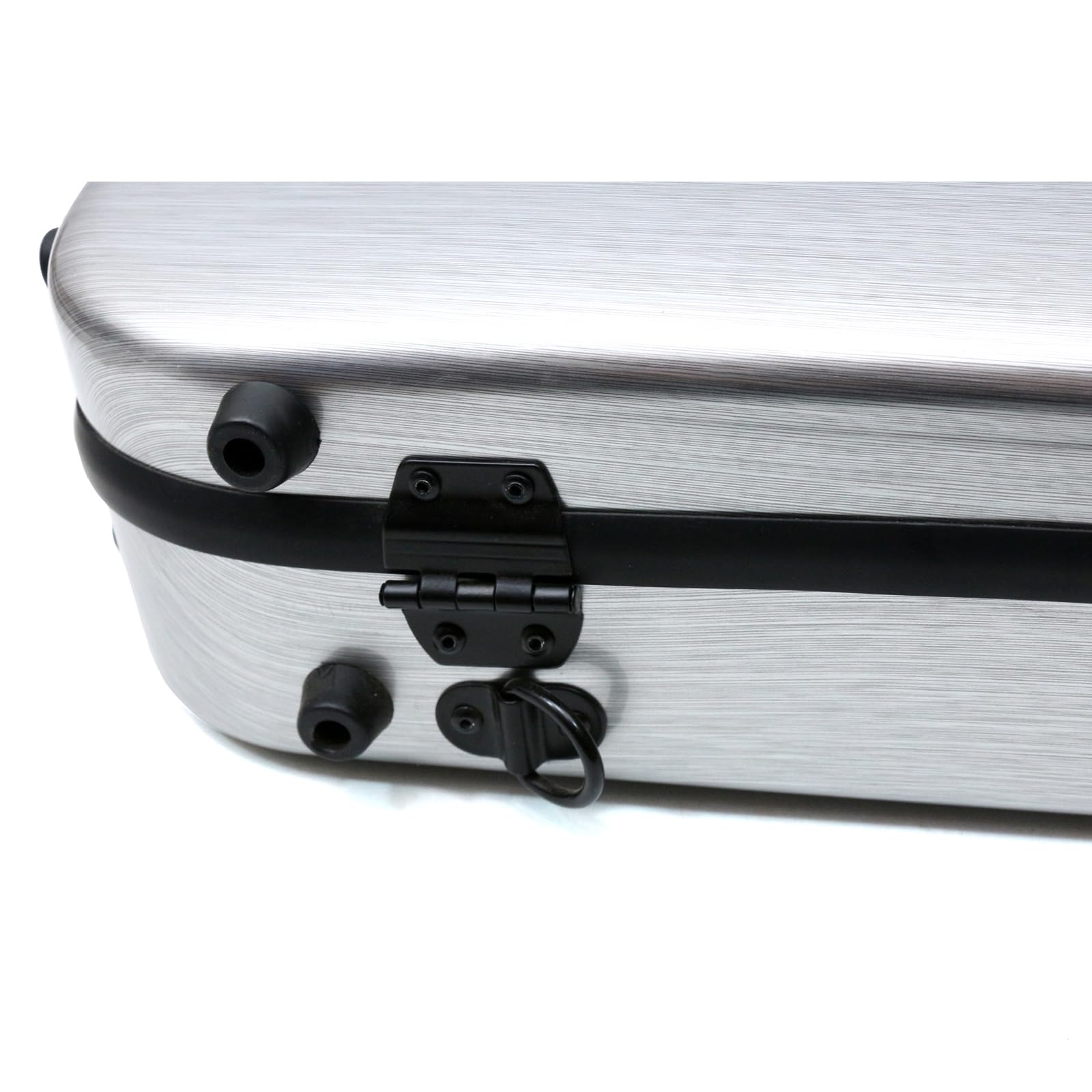 Premium 4/4 Full Size Carbon Fiber Violin Case with Soft Padding, Adjustable Back Straps & Music Sheet Bag - Secure Code Lock (Silver) | Perfect for Professional Musicians, Travel & School Performances