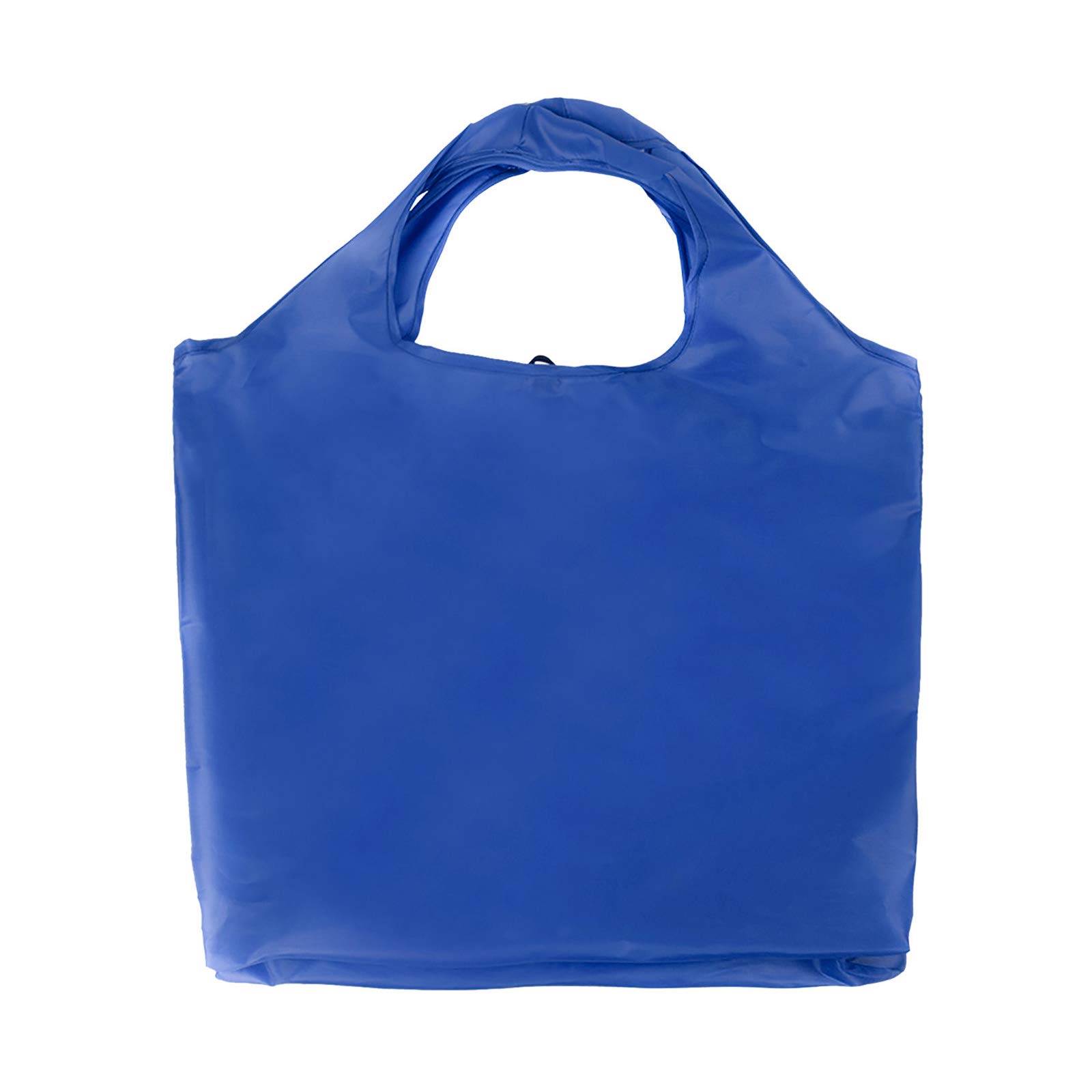 HEIGOO Reusable Grocery Bags - Washable & Foldable Shopping Tote with Drawstring for Groceries, Farmers Market, Travel & Storage (Royal Blue) - Eco-Friendly Alternative to Plastic Bags