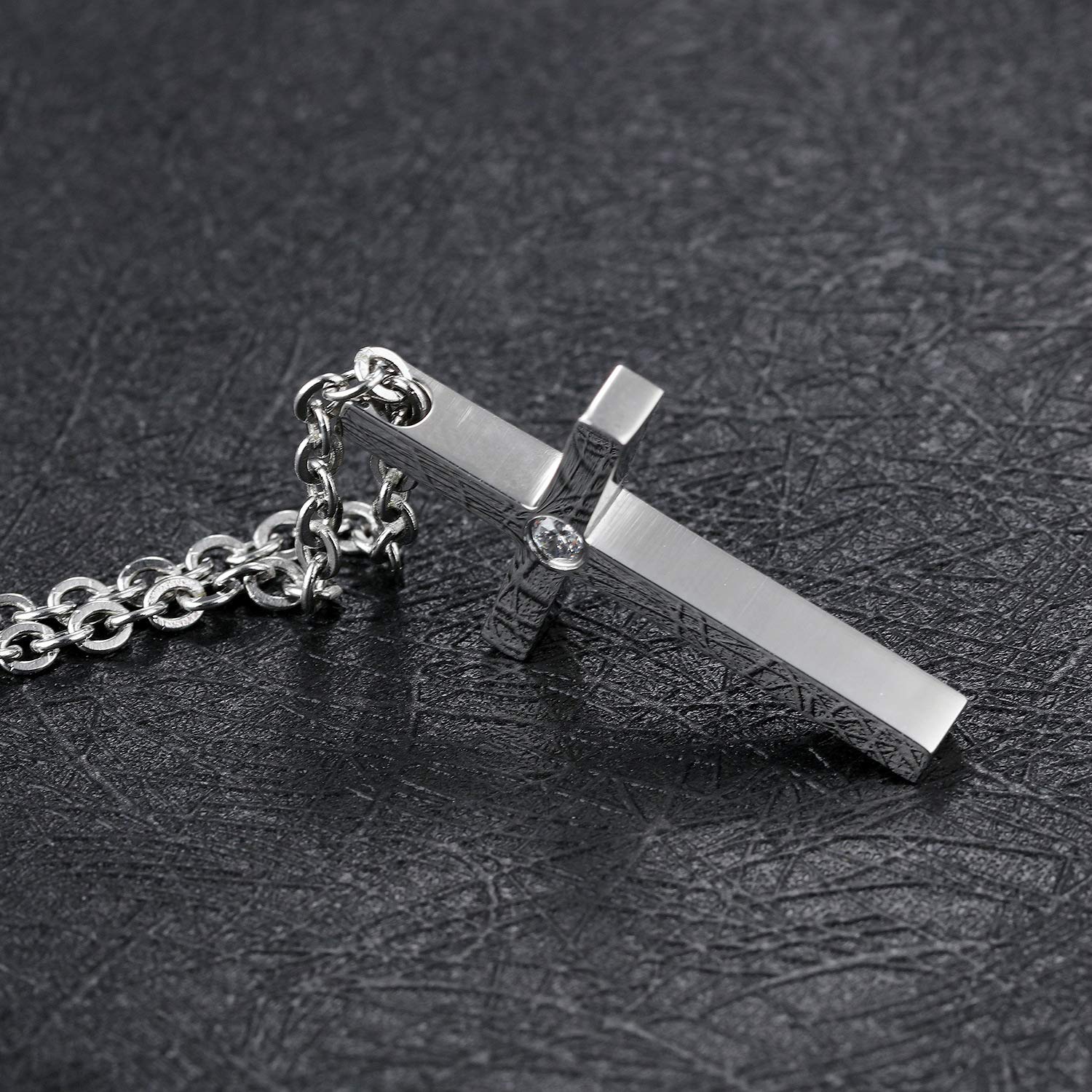 Elegant Small Cross Pendant Necklace for Women - Minimalist Sterling Silver Religious Jewelry - Perfect Mothers Day Gift, Birthday Present for Her - Ideal for Church, Weddings & Everyday Wear