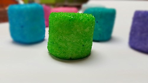 Premium Sugared Marshmallows - 2lb & 1lb Bulk Pack (Green, 1 Pound) - Perfect for Baking, Hot Cocoa & Campfire S'mores