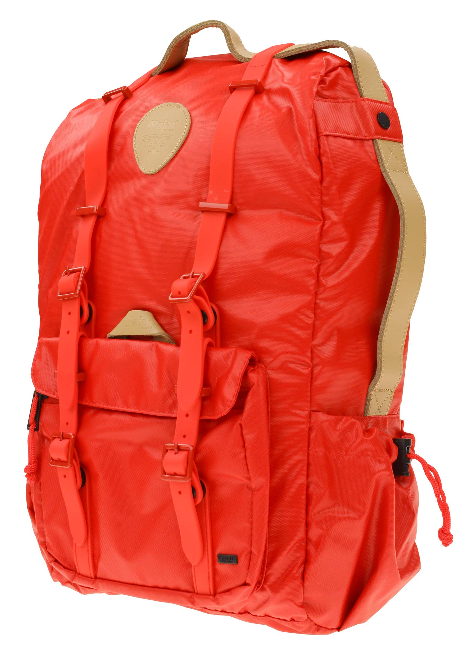 PAJAR Cyber Waterproof Backpack for Men & Women - Lightweight Travel Laptop Backpack with USB Charging Port, Anti-Theft Design - Ideal for Hiking, Commuting & College (Red)