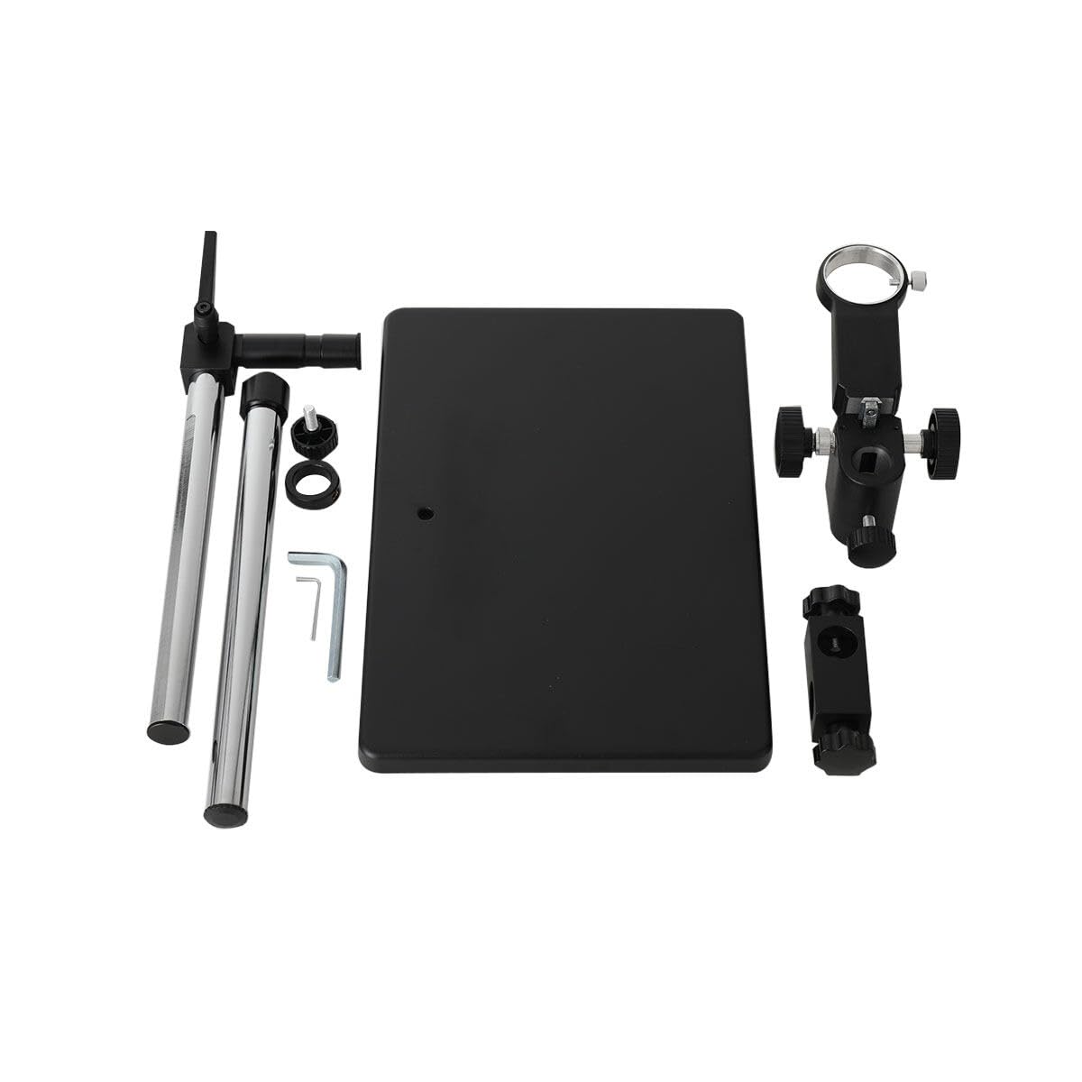 Lfhelper Digital Microscope Stand with Adjustable Boom Arm - 360° Rotating Industrial Camera Holder for Precision Inspection | Perfect for PCB Repair, Jewelry Appraisal & Science Education