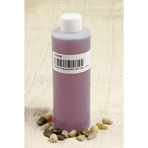 Sexy Graffiti Women's Body Oil - Fruity Floral Scented Perfume Oil | 8 oz | Moisturizing & Long-Lasting Fragrance for Date Night & Special Occasions