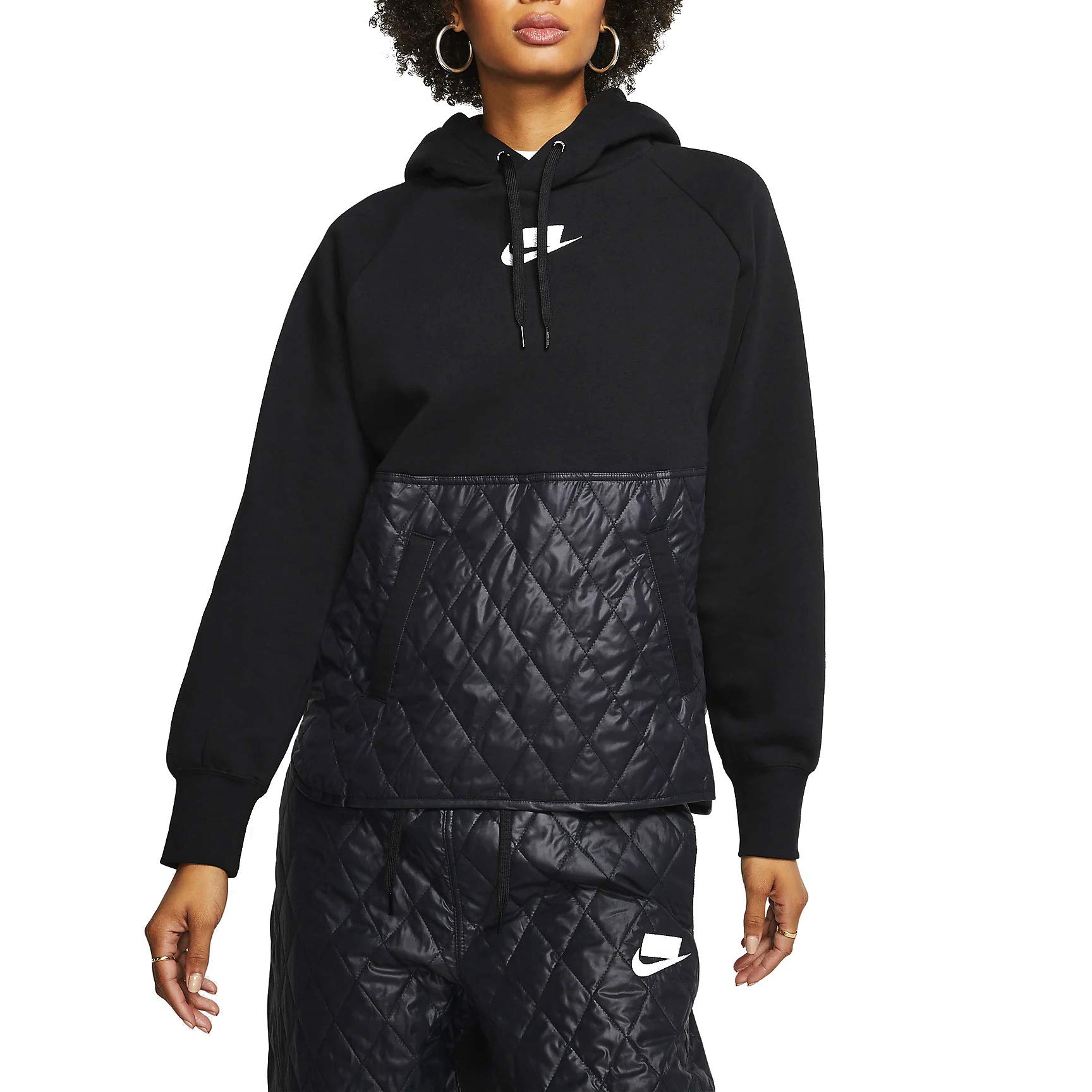 Nike Women's Fleece Hoodie - Soft & Comfortable Pullover for Casual Wear, Running & Outdoor Activities