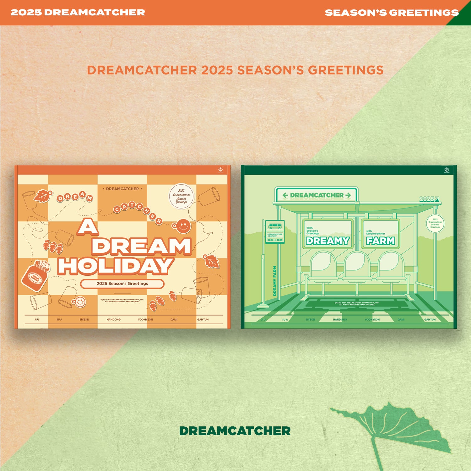 DREAMCATCHER 2025 SEASON'S GREETINGS K-Pop Merchandise | Official Photocard Set & Calendar | Perfect for K-Pop Fans Collection & Room Decor
