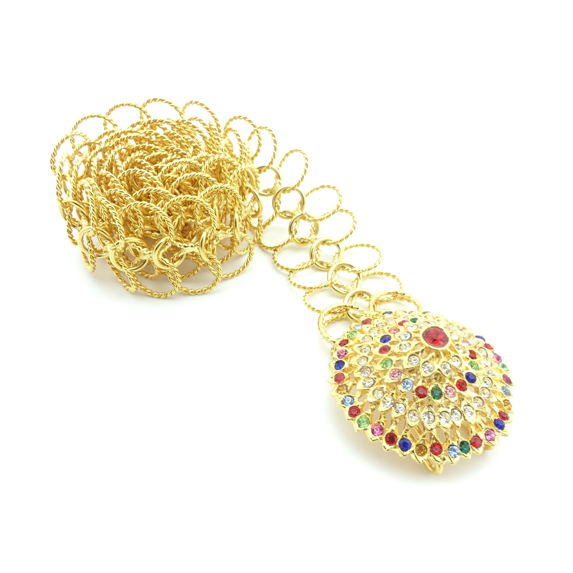 Thai Gold Plated Crystal Belt 26
