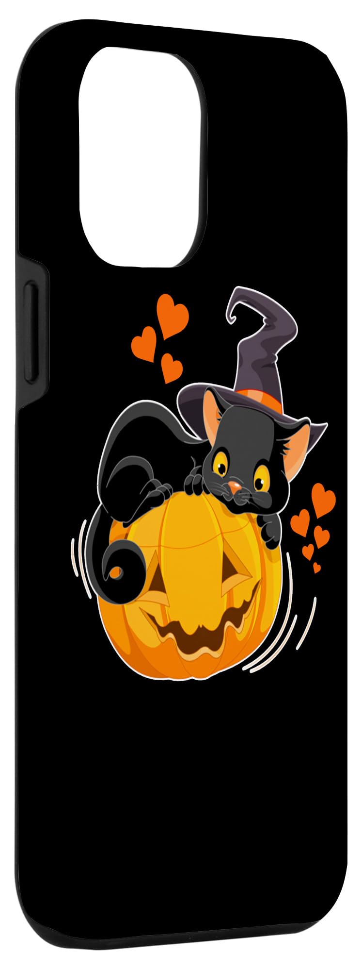 iPhone 12 Pro Max Halloween Case - Witch Hat Cat Design for Women & Girls | Perfect for Costume Parties