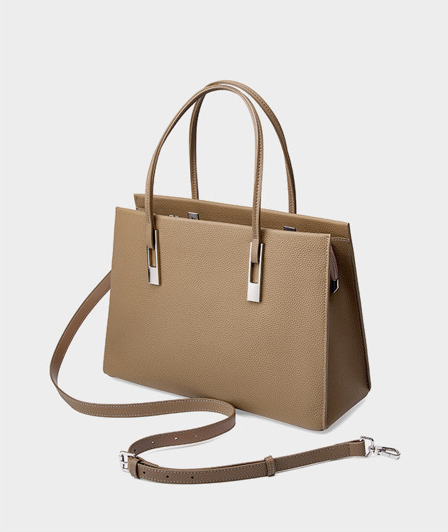 Structured Everyday Tote Bag for Women - Durable Work & Travel Tote with Pockets - Perfect for Office, Commute, Shopping & Beach Day Essentials