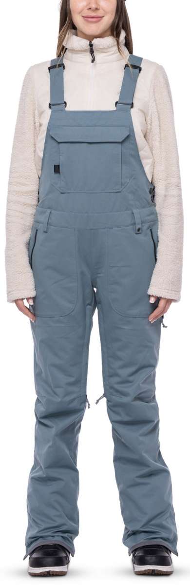 686 Women's Black Magic Insulated Bib Snow Pants - Waterproof Winter Ski Bibs for Women with Warm Lining (2022 Model) - Perfect for Skiing, Snowboarding & Cold Weather Outdoor Activities