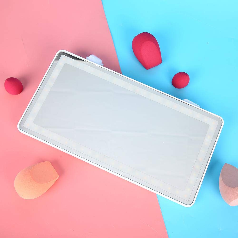Car Visor Mirror with LED Lights - Smart Touch Auto Sun Visor Makeup Mirror for Women, Travel & Driving | Perfect for On-the-Go Makeup & Sun Protection