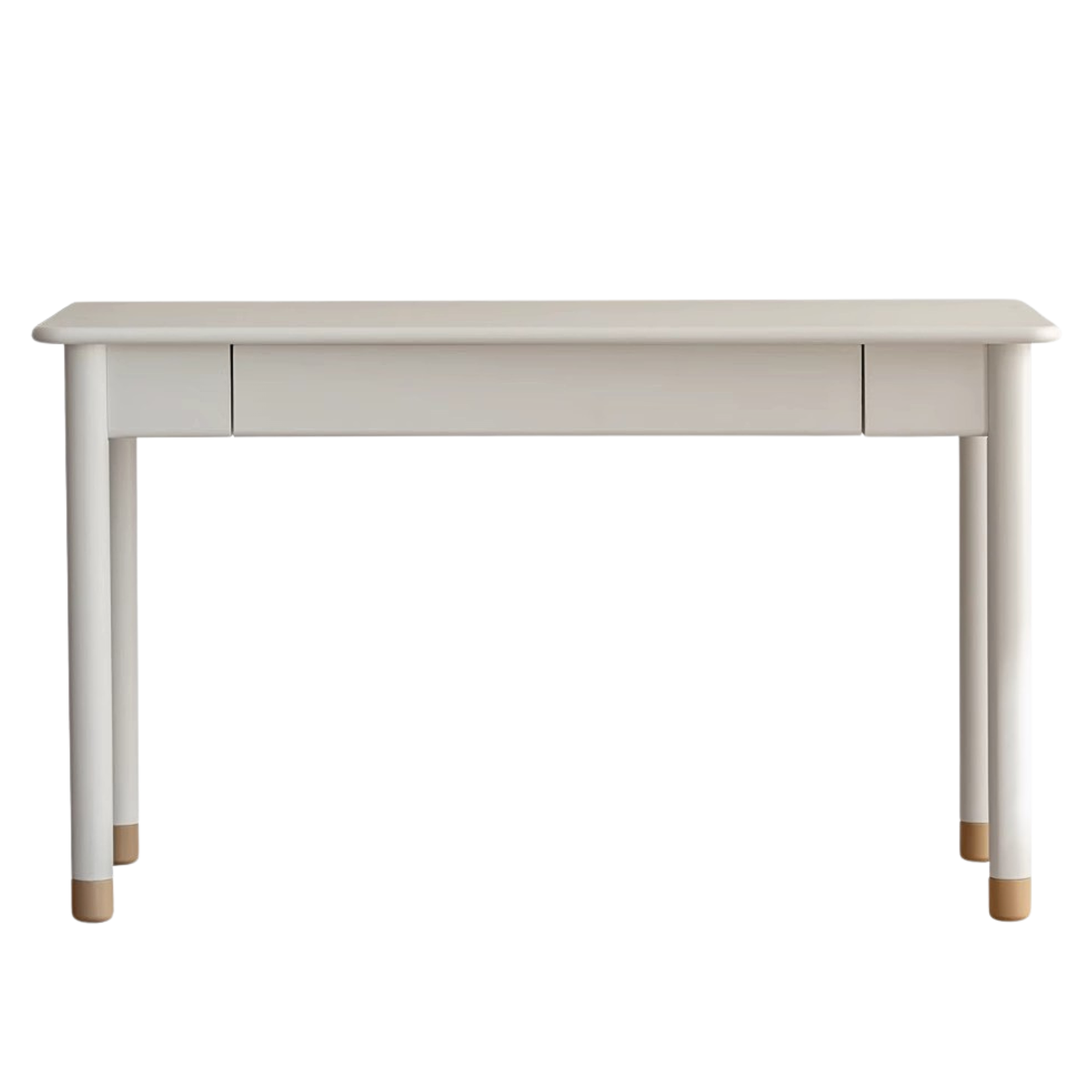 Solid Poplar Wood Kids Height-Adjustable Learning Desk with Cream Drawer - Perfect for Homeschooling, Online Classes & Study Room Organization