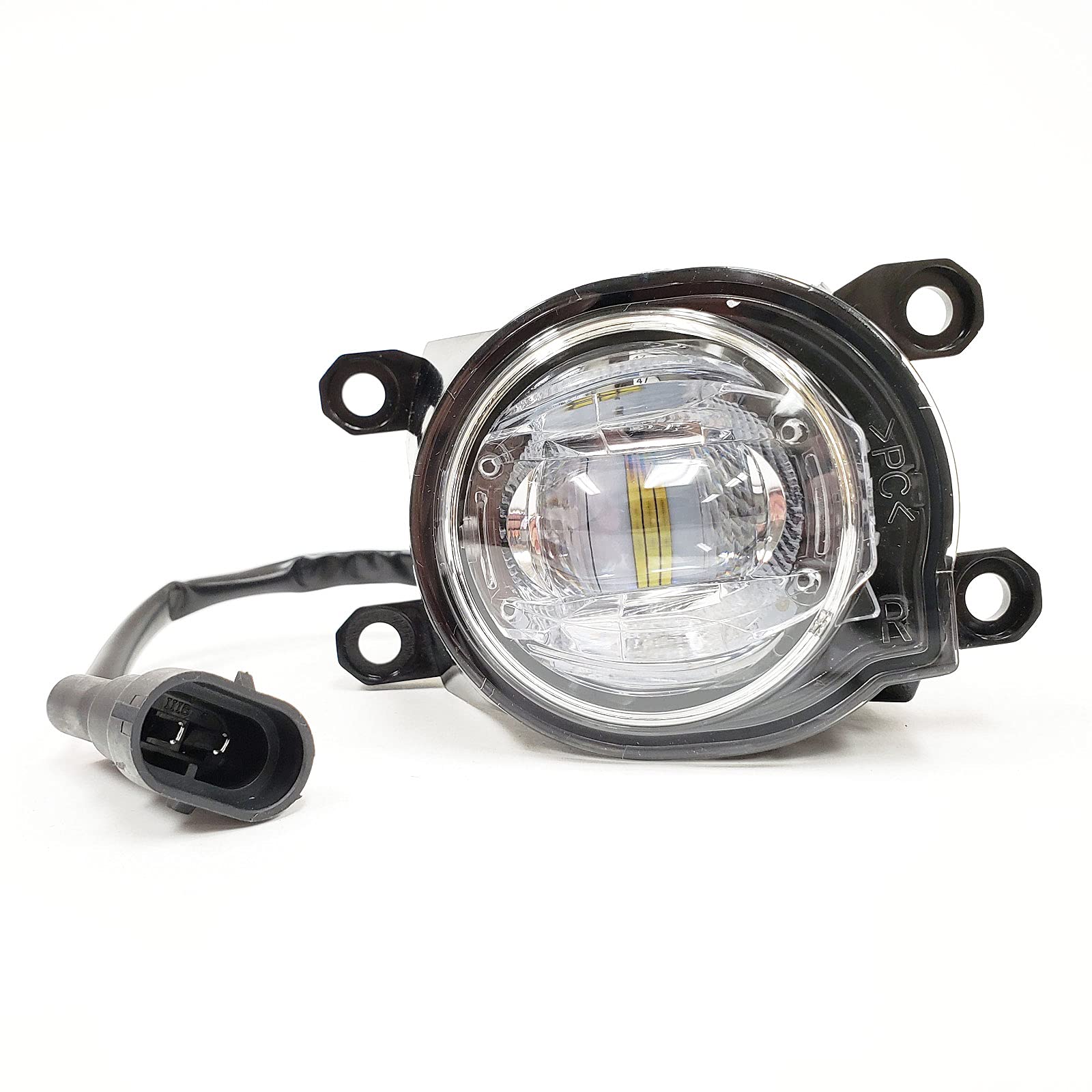 LEDIN Built-in LED Fog Lights for 2020-2021 Toyota CH-R | OE Style Clear Lens with Bezels, Bracket, Switch & Wiring Kit | Enhance Night Driving Safety & Off-Road Visibility