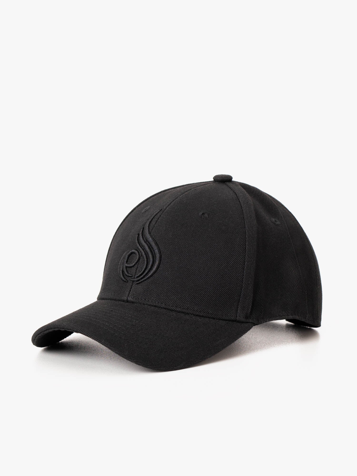 Ryderwear Black Performance Cap - Adjustable Snapback Hat for Men & Women - Gym, Running, Outdoor Sports & Casual Wear