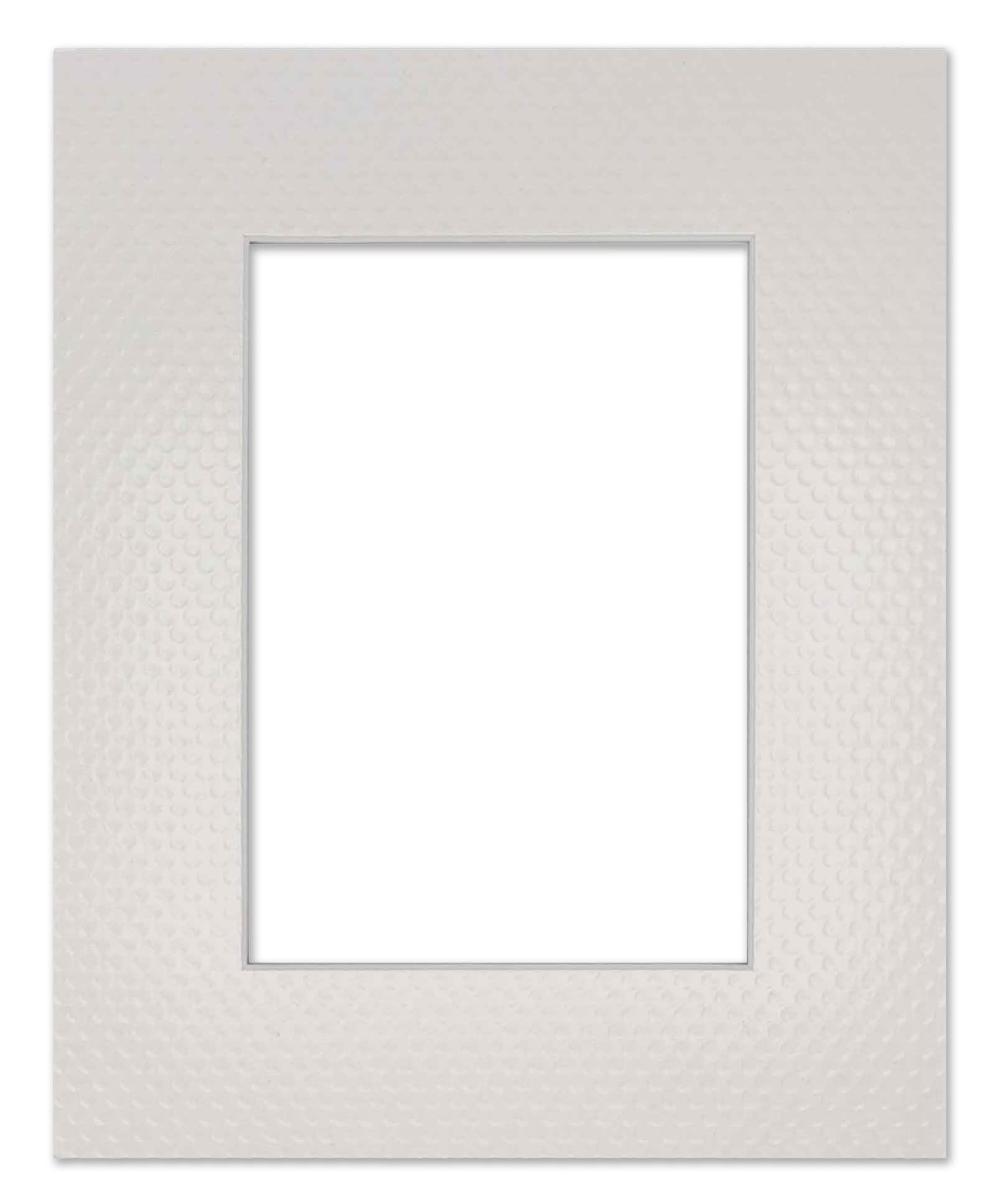 28x40 Acid-Free Golf Ball Texture Precut Matboard for 26x38 Photos - 4-Ply Bevel Cut Mat with Backing Board & Self-Seal Photo Bag - Perfect for Picture Framing, Art Displays, and Professional Photography Presentations