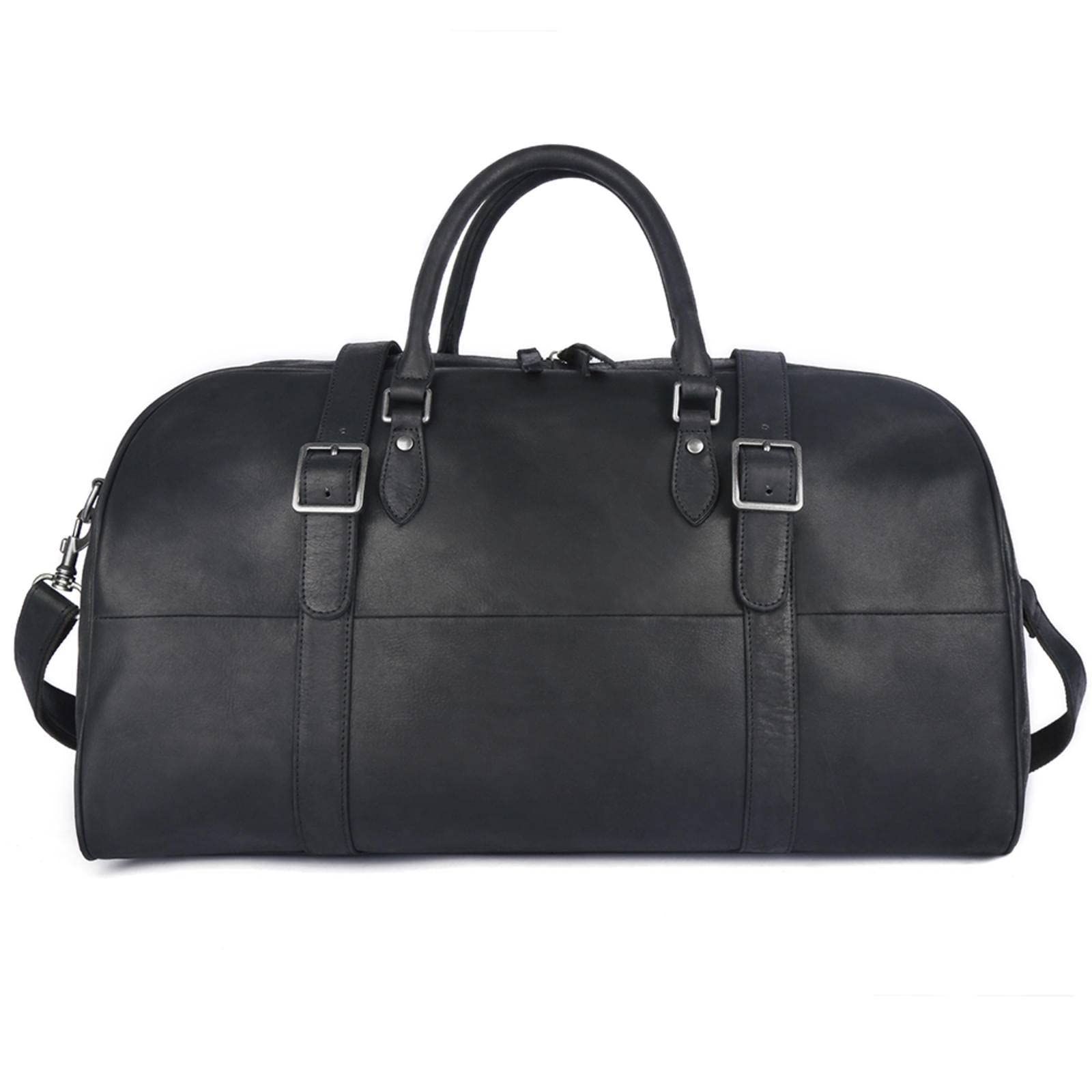 Premium Genuine Leather Travel Bag - Large Capacity Durable Hand Carry Luggage for Gym, Business & Weekend Getaways | Foldable Design for Easy Storage | Ideal for Workouts, Business Trips & Travel