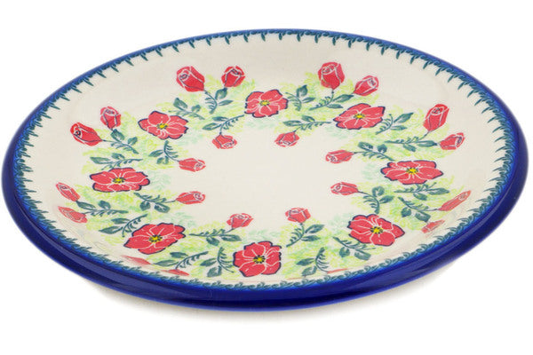 10-Piece Floral Wreath Dinner Plate Set - Elegant Bone China Plates for Formal Dining, Wedding, and Holiday Gatherings