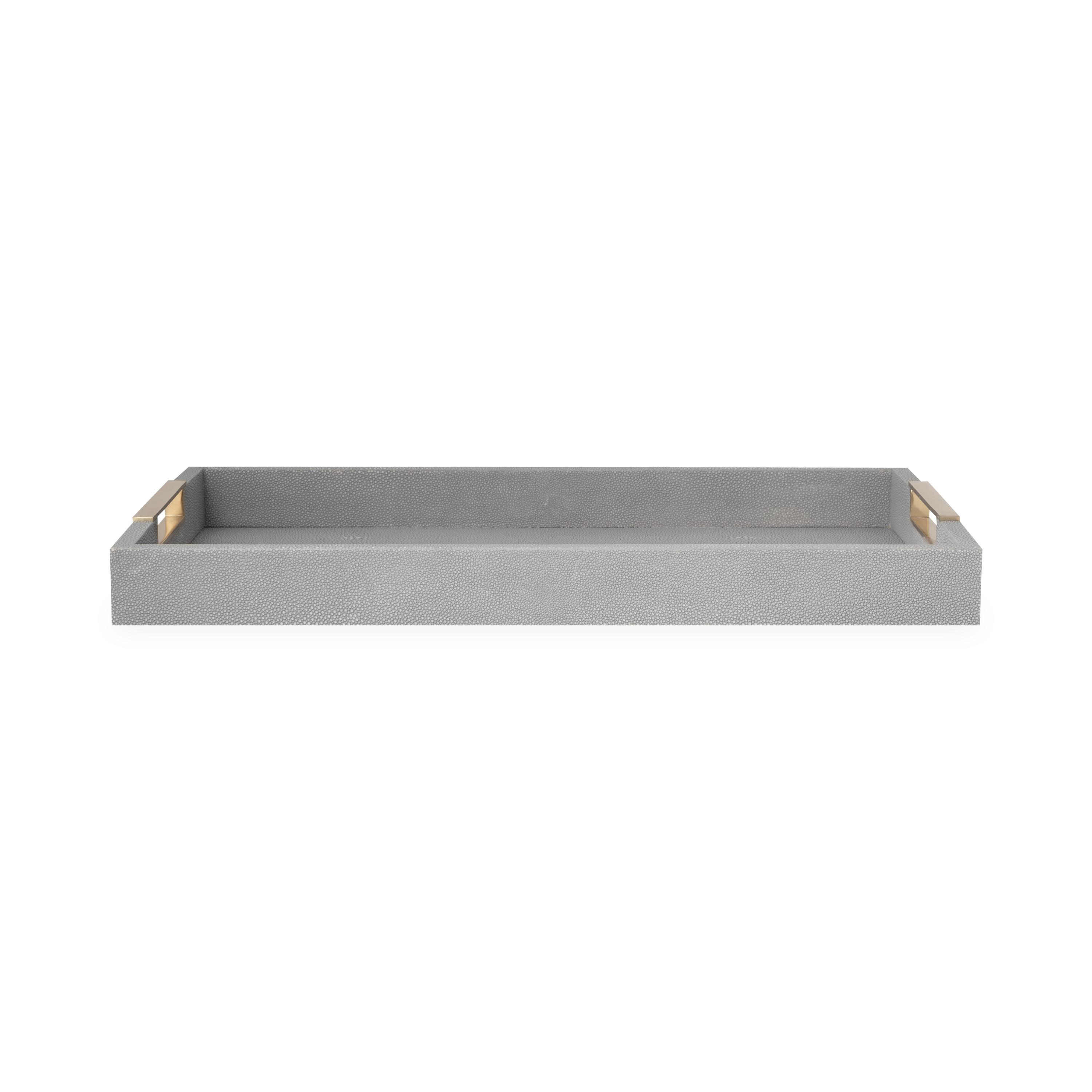 Elegant Faux Shagreen Tray - Stylish Decorative Serving Tray for Home Decor, Dining, and Gift Giving - Perfect for Coffee Tables, Vanity Organizers, and Party Serving