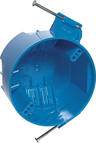 Thomas & Betts 20.0 Cu In PVC Blue Ceiling Electrical Box - Bulk Pack for Secure Wiring in Residential & Commercial Buildings