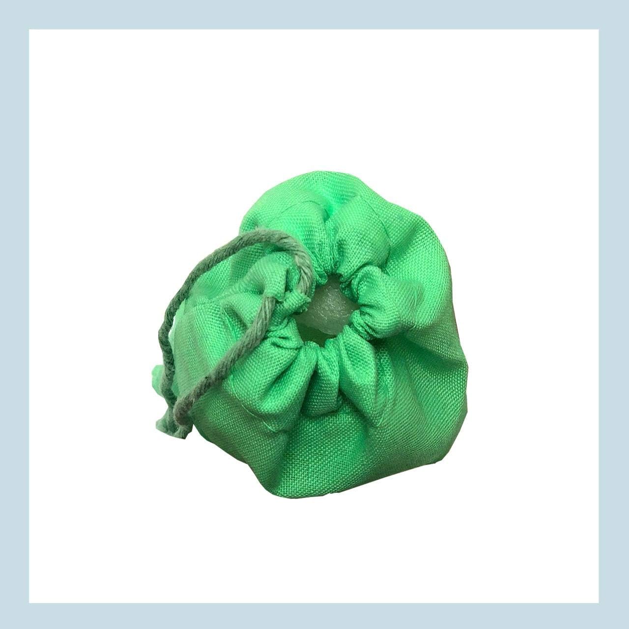 12x18 Inches Eco-Friendly Green Cotton Muslin Bags - Reusable, Biodegradable Produce Bags with Drawstring (Pack of 50) - Perfect for Grocery Shopping, Farmers Market & Bulk Food Storage