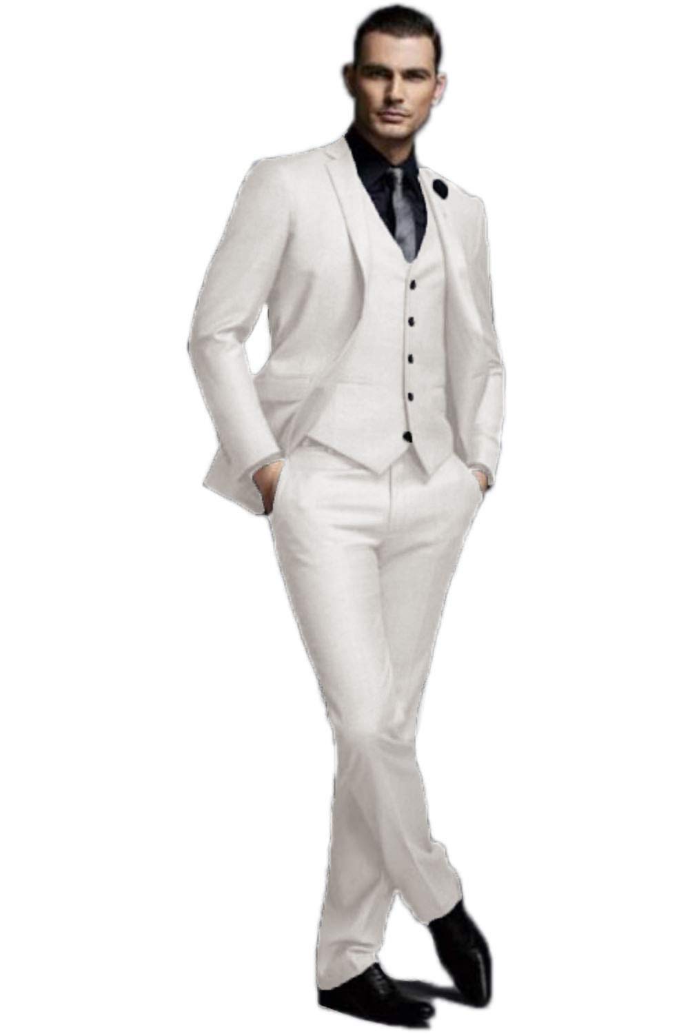 JY Mens 3-Piece Suits for Groom, Wedding, Party & Formal Events | Stylish Tuxedos for Men | Perfect for Weddings, Proms, and Business Occasions