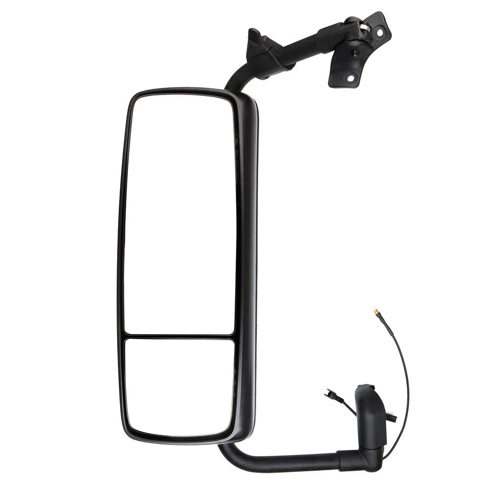SCITOO Black Truck Hood Mirror - Power Control & Heated Tow Mirror for Volvo VNL 2015-2018 Models - Durable PC LH Door Mounted Mirror for Enhanced Visibility & Safety While Driving