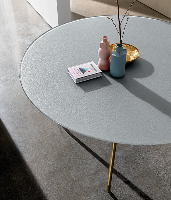 Sovet Arkos Round Mirror - Elegant Modern Round Wall Mirror for Home Decor, Living Room, Bedroom & Bathroom | Perfect for Vanity, Entryway & Interior Design