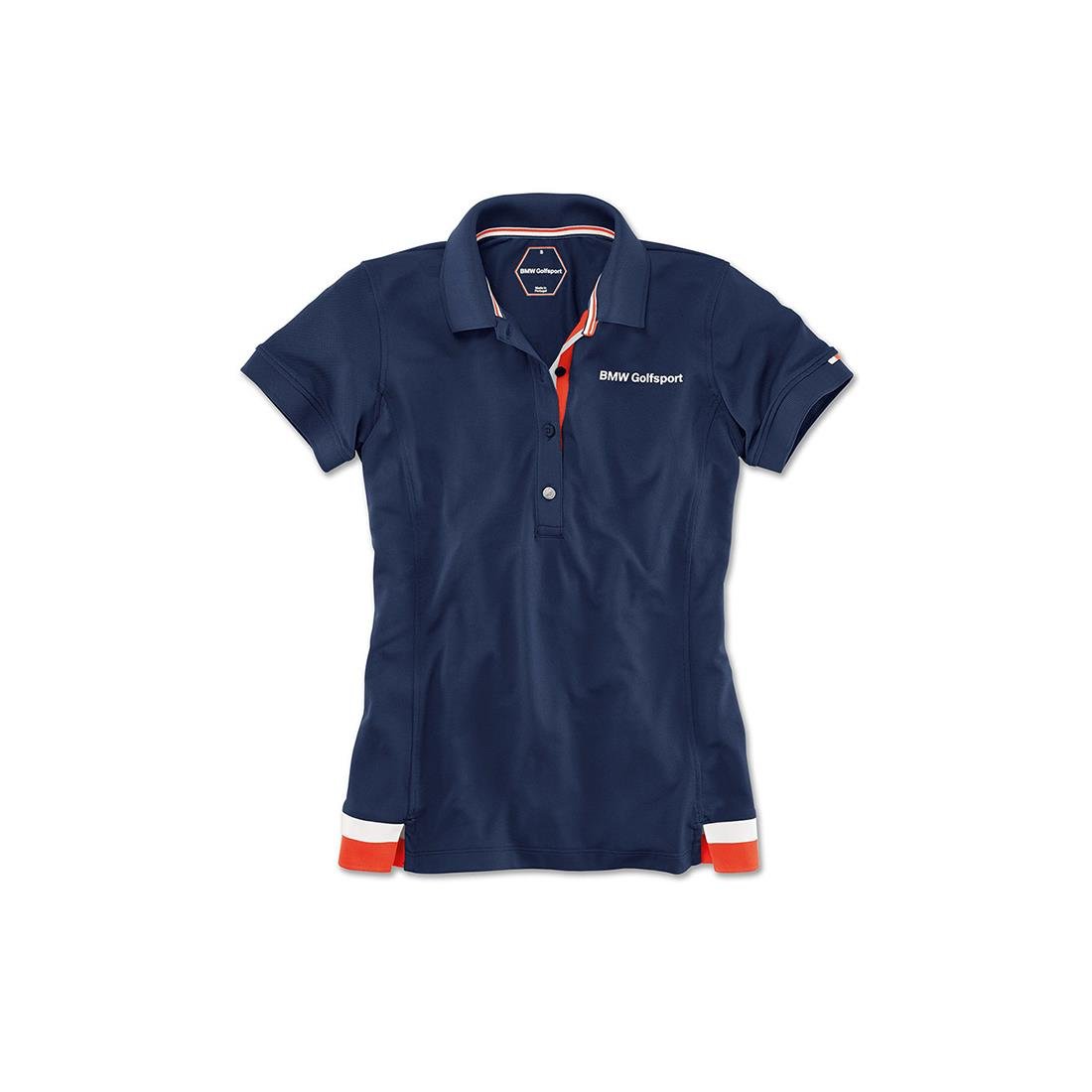 BMW Golf Polo Shirt for Women - Navy Blue Performance Golf Shirt - Moisture Wicking & UV Protection - Perfect for Golf Outings & Country Club Events