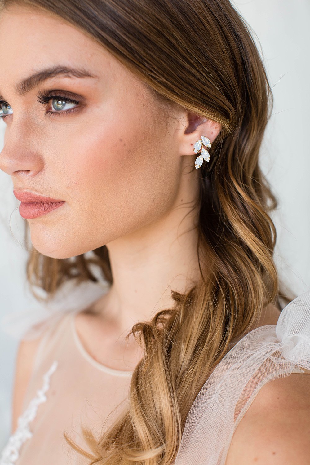 ASHTON IN OPALS OR CRYSTALS - Elegant Jewelry for Women, Perfect for Weddings, Parties & Special Occasions