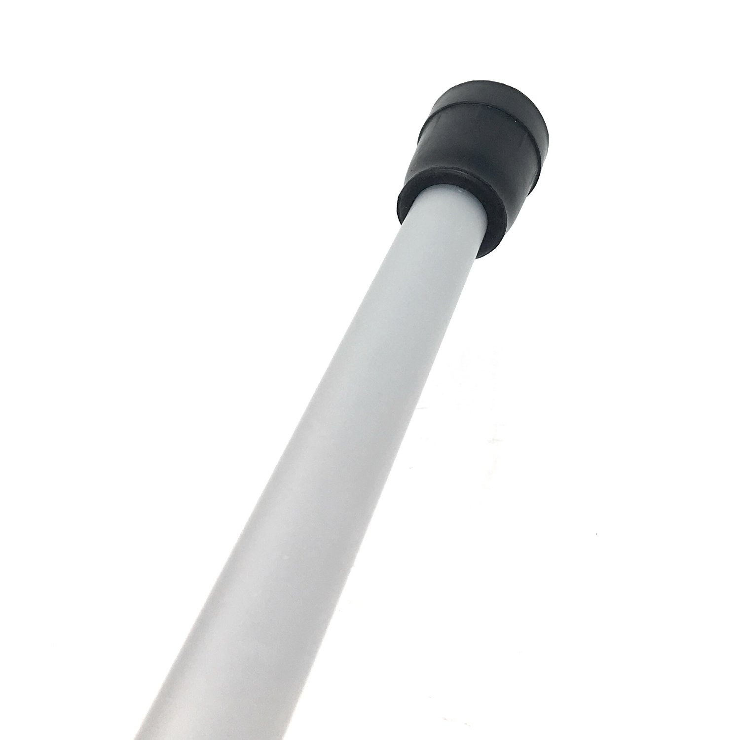 PCP Adjustable Lightweight Aluminum Cane with Foam Grip & Round Crook Handle, Silver (Medium Grip) - Ideal for Seniors and Mobility Support
